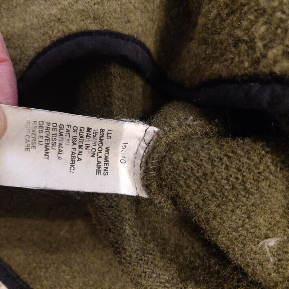 Woolrich Women's Wool Blend Jacket Size M Full Zip Green Colored - Picture 6 of 6